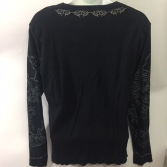 4 YOU Scandinavia Black w Silver Embroider… - Picture 5 of 6